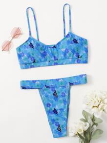 Ditsy Flower Bikini Swimsuit