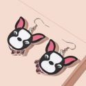 Dog Drop Earrings