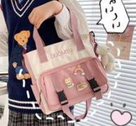 Double Buckle Tote Bag