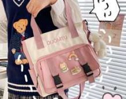 Double Buckle Tote Bag