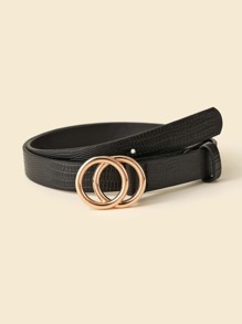 Double Ring Buckle Belt