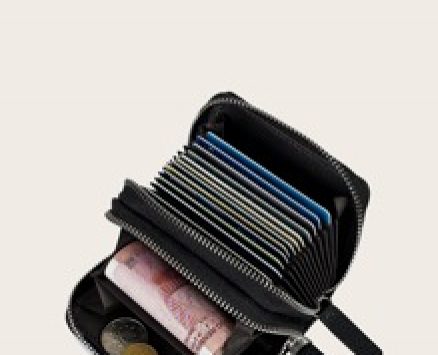 Double Zip Around Purse