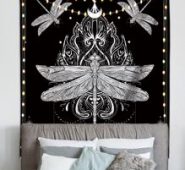Dragonfly Print Tapestry