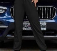 Drawstring High-Rise Joggers