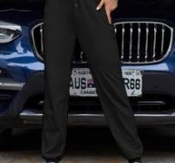 Drawstring High-Rise Joggers