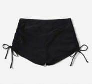 Drawstring Side Bikini Shorts