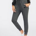 Drawstring Waist Sweatpants