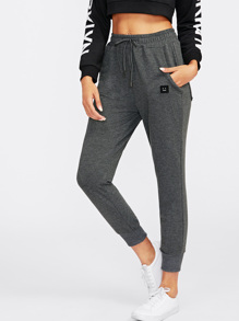 Drawstring Waist Sweatpants