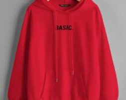 Drop Shoulder Letter Graphic Pouch Pocket Hoodie