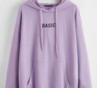 Drop Shoulder Letter Graphic Pouch Pocket Hoodie