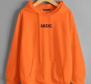 Drop Shoulder Letter Graphic Pouch Pocket Hoodie