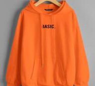 Drop Shoulder Letter Graphic Pouch Pocket Hoodie