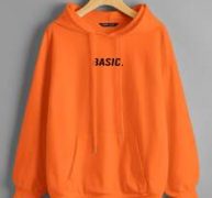 Drop Shoulder Letter Graphic Pouch Pocket Hoodie