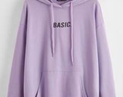 Drop Shoulder Letter Graphic Pouch Pocket Hoodie