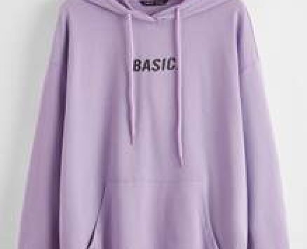 Drop Shoulder Letter Graphic Pouch Pocket Hoodie