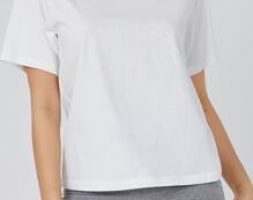 Drop Shoulder Solid Tee