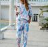 Drop Shoulder Tie Dye Pullover & Sweatpants Set