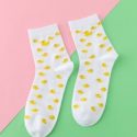 Duck Print Crew Socks