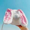 Ear Decor Fluffy Crossbody Bag