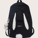 Ear & Pom Pom Decor Backpack