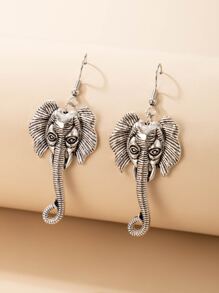 Elephant Charm Earrings