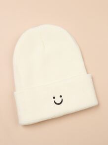 Expression Print Knit Beanie