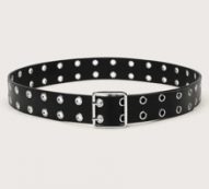 Eyelet Decor Buckle Belt