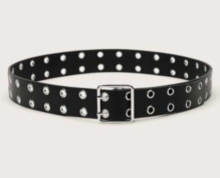 Eyelet Decor Buckle Belt