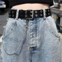 Eyelet Design Buckle Belt