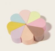 Fan Shaped Makeup Sponge 8pack