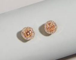 Faux Gem Rhinestone Stud Earrings
