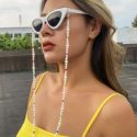 Faux Pearl Beaded Glasses Chain