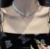 Faux Pearl Beaded Necklace