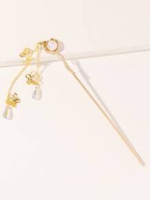 Faux Pearl Decor Hairpin