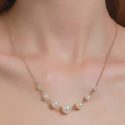 Faux Pearl Decor Necklace