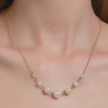 Faux Pearl Decor Necklace