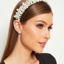 Faux Pearl Design Headband