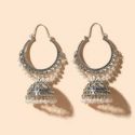 Faux Pearl Tassel Drop Jhumka Earrings