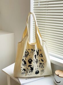 Figure Graphic Tote Bag