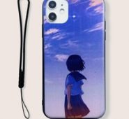 Figure Graphic iPhone Case With Lanyard