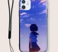 Figure Graphic iPhone Case With Lanyard