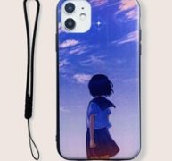 Figure Graphic iPhone Case With Lanyard