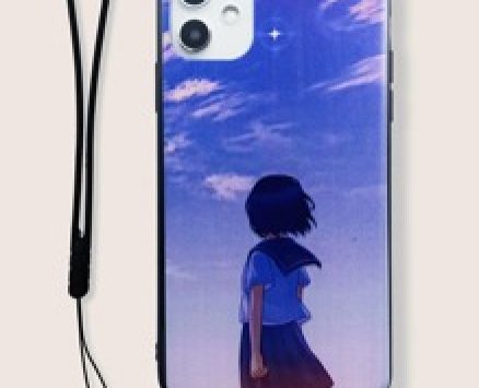 Figure Graphic iPhone Case With Lanyard