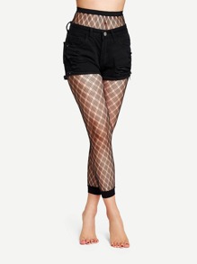 Fishnet Design Leggings