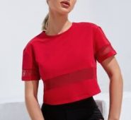 Fishnet Panel Sports Tee