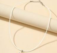 Flag Heart Charm Necklace