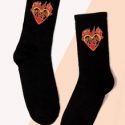 Flame Pattern Socks