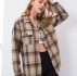 Flap-Pocket Plaid Boyfriend Shirt