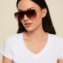 Flat Top Shield Sunglasses