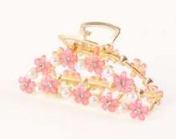 Floral Decor Hair Claw